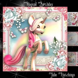 Have A Magical Birthday Card Front Kit