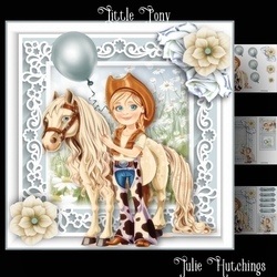 Little Pony Card Front kit age 5-9