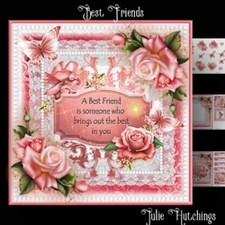 Best Friend Card Front Kit