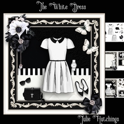 The White Dress Card Front Kit