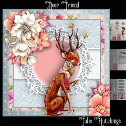 Deer Friend Card Front Kit