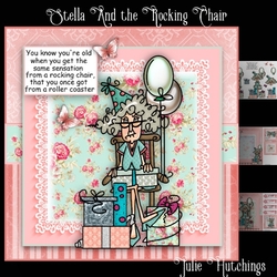 Stella And The Rocking Chair Card Front Kit