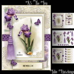 A5 The Iris Card Front Kit