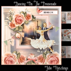 Dancing on The Promenade Card Front Kit