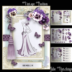 Vintage Fashion 2 Card Front Kit