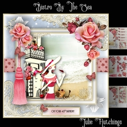Bistro By The Sea Card Front Kit