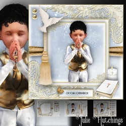 Communion/Confirmation Boy card Front Kit