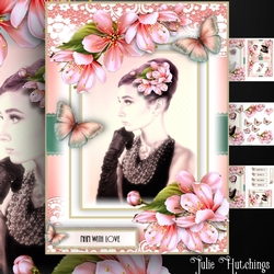 Classy Lady Card Front Kit