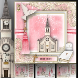 Confirmation/Communion Church Female Card Front Kit