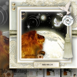 The Brave Lion Card Front Kit