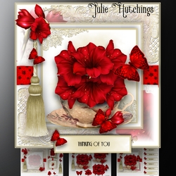 7x7 Amarillis teacup Card Kit