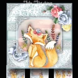 A Cute Fox Card Kit