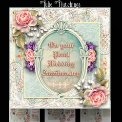 On Your Pearl Wedding Anniversary Card Kit
