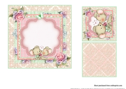 insert to compliment Sweet On You 6x6 topper
