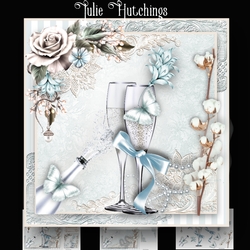 2nd Wedding Anniversary Card Kit