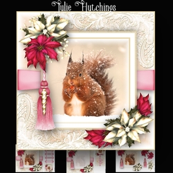 The Winter Squirell Card Kit