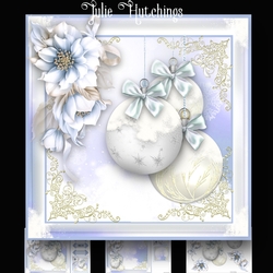 Snow Baubles Card Kit