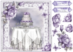 The Wedding Table Lilac Topper