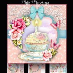Birthday Cupcake Teacup Card Kit