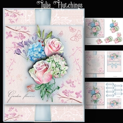 A5 Garden Flowers Roses And Hydrangea Kit