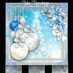 Ice Baubles Card Kit