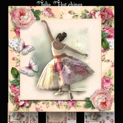 Vintage Ballet peach 