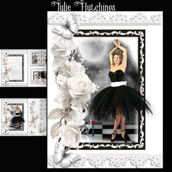 A5 Vintage Ballet Mono