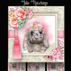 Cute Bunny Wishes With Tassle
