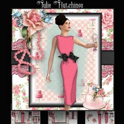Champagne and Cake Card Kit