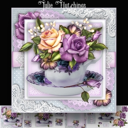 Lilac Rose Teacup