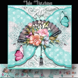 Floral Lace Fan
