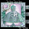 Beautiful Green Tartan Dress Card Front Kit