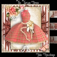 The Tartan Dress Card Front Kit
