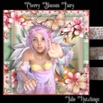 Blossom Fairy Flutters Card Front Kit