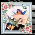The Flower Pot Faries 8x8 card front kit