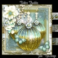 The Golden Baubles Card Front Kit