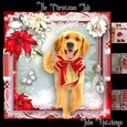 The Christmas Labrador Card Front Kit