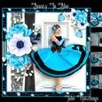 Beauty in Blue Card Front Kit
