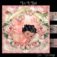 Its A Girl Card Front Kit