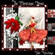 The Christmas Dress Card Front Kit
