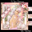 A Deco Christmas Card Front Kit
