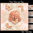 Pink Flora and Lace Card Front Kit