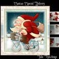 Santas Special Delivery Card Front Kit