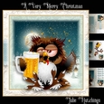 A Very Merry Christmas Card Front Kit