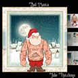 Bad Santa Card Front Kit