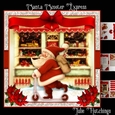 Santa Scooter Express card Front Kit