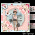 Teenage Rose Card Front Kit