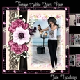 Teenage Selfie Black hair Card Front Kit