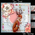 Deer Friend Card Front Kit