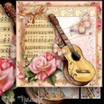 Sweet Music Guitar Card Front Kit